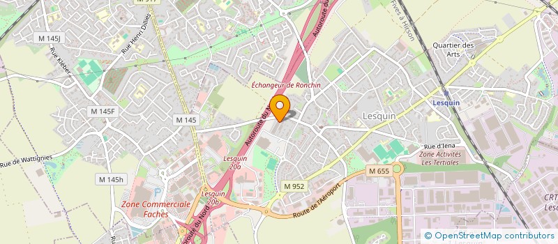 localisation de l'entreprise ORTHESIA à LESQUIN