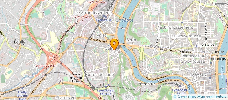 localisation de l'entreprise ORTHESIS à LYON