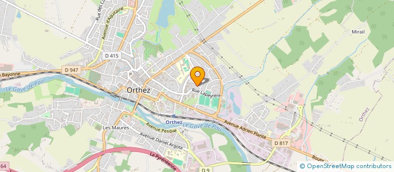 localisation de l'entreprise ORTHEZ CITE DU LIVRE  ORTHEZ