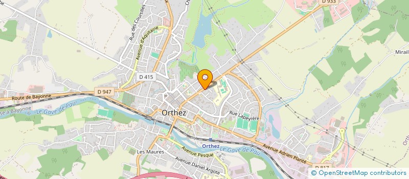 localisation de l'entreprise ORTHEZ CLUB BADMINTON à ORTHEZ