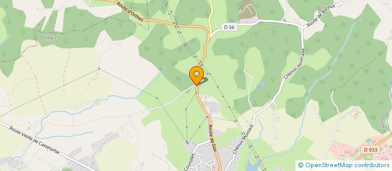 localisation de l'entreprise ORTHEZ PEINTURE SAS  ORTHEZ