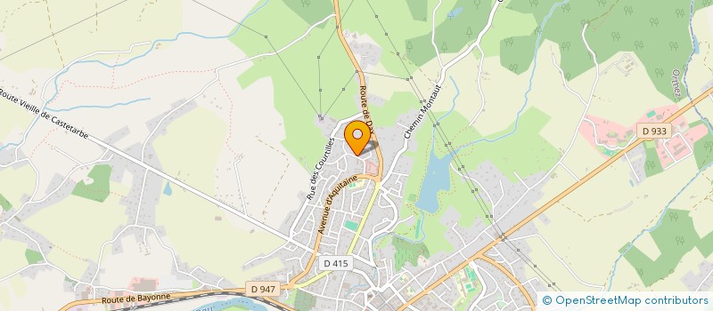 localisation de l'entreprise ORTHEZIA  ORTHEZ