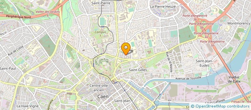 localisation de l'entreprise ORTHILOU  CAEN