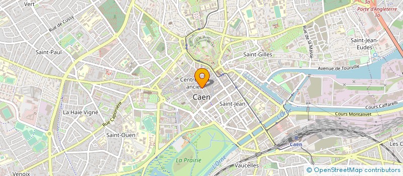 localisation de l'entreprise ORTHO 14 à CAEN