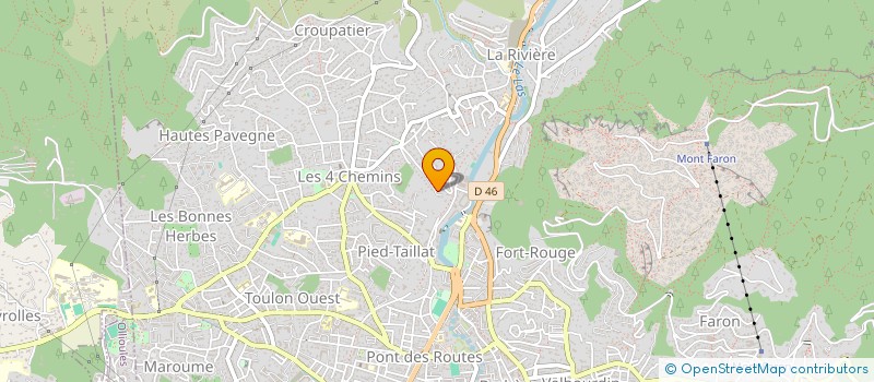 localisation de l'entreprise ORTHO  TOULON