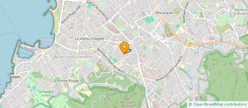 localisation de l'entreprise ORTHO CHATEAU-SEC à MARSEILLE