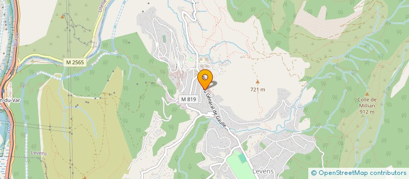 localisation de l'entreprise ORTHO-COCO  LEVENS