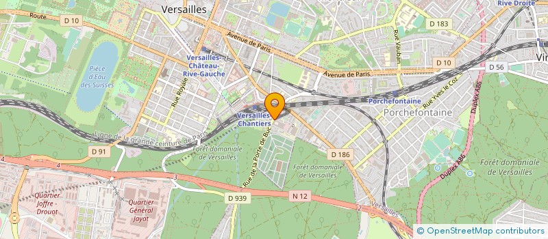 localisation de l'entreprise ORTHO CONCEPT à VERSAILLES