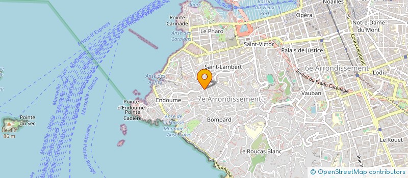 localisation de l'entreprise ORTHO-CONSULT à MARSEILLE