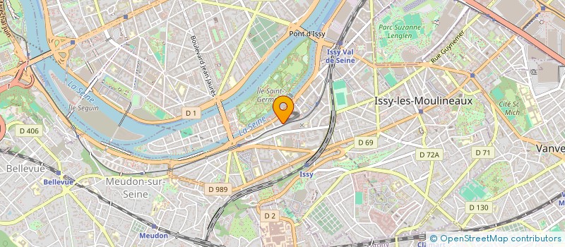 localisation de l'entreprise ORTHO-CRESSON à ISSY-LES-MOULINEAUX