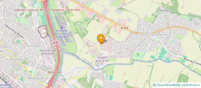 localisation de l'entreprise ORTHO CROIX DU SUD  QUINT-FONSEGRIVES