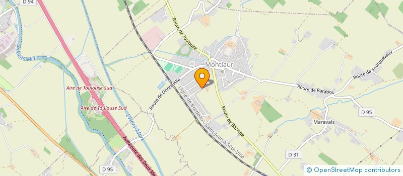 localisation de l'entreprise ORTHO DELATTRE  MONTLAUR