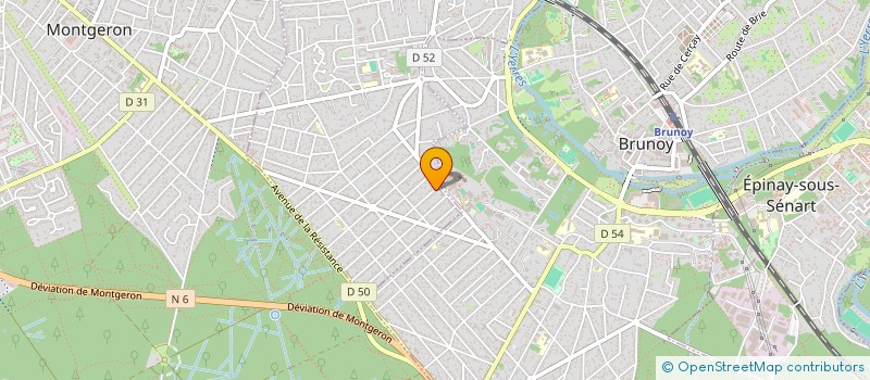 localisation de l'entreprise ORTHO DU TEMPS  YERRES