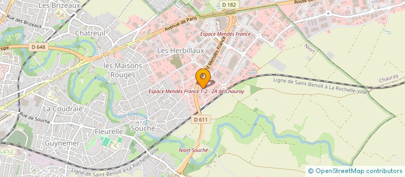 localisation de l'entreprise ORTHO-DYNAMIC à NIORT