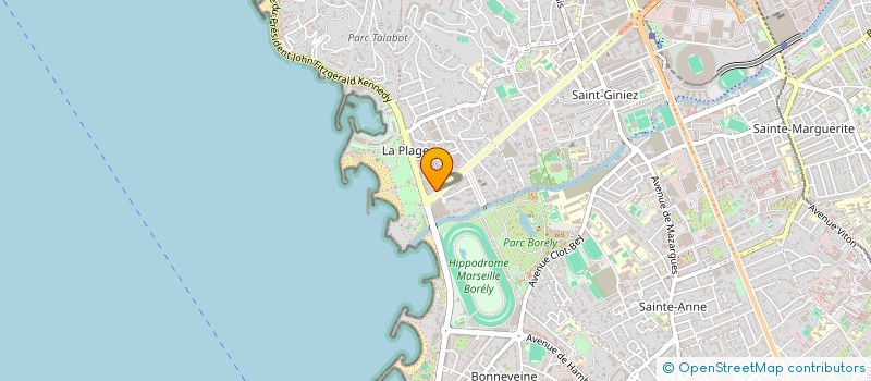 localisation de l'entreprise ORTHO FOCH à MARSEILLE