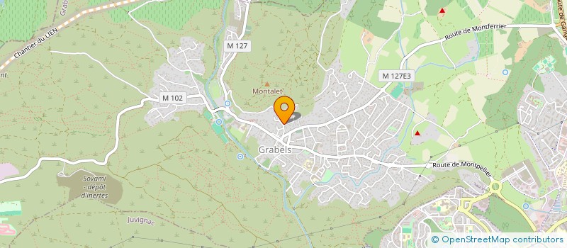 localisation de l'entreprise ORTHO GELY  GRABELS