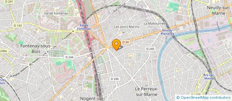 localisation de l'entreprise ORTHO HEALTH AK à LE PERREUX-SUR-MARNE