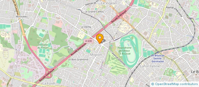 localisation de l'entreprise ORTHO HIPPO  EYSINES