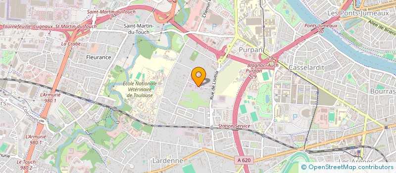 localisation de l'entreprise ORTHO MANAGEMENT 2  TOULOUSE