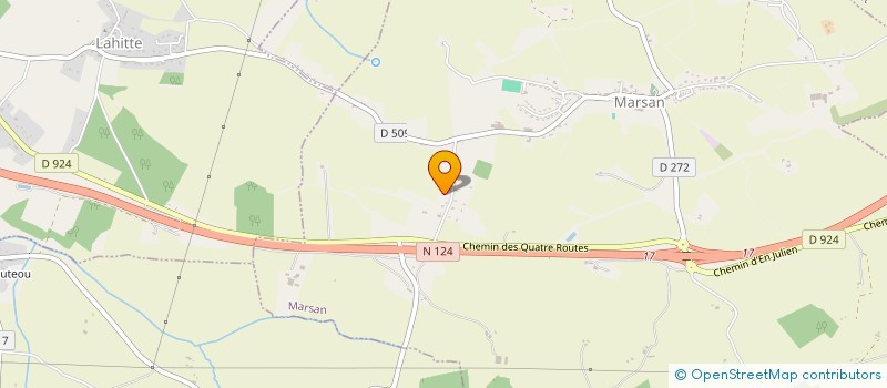 localisation de l'entreprise ORTHO MASSENA  MARSAN