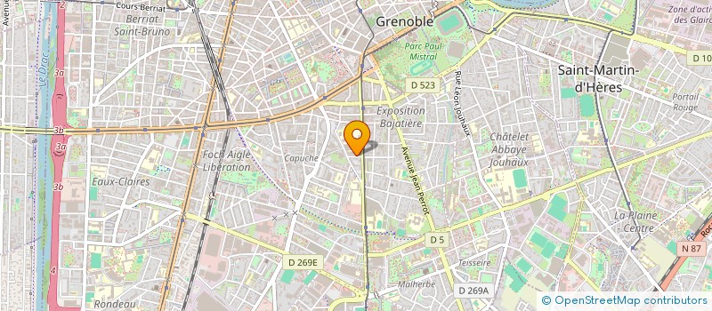 localisation de l'entreprise ORTHO-MATH  GRENOBLE