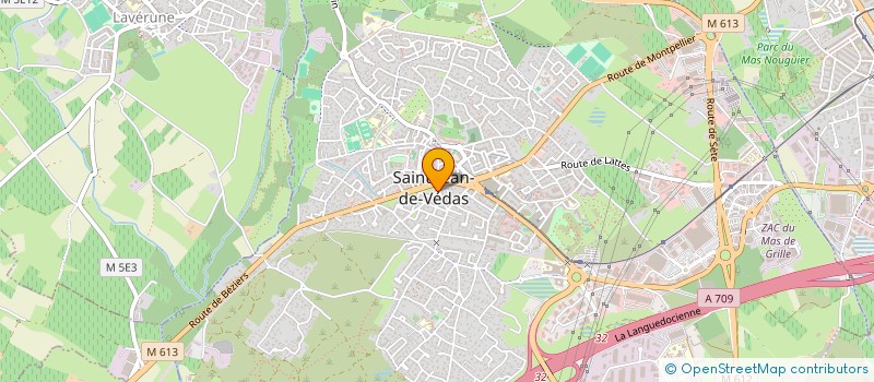 localisation de l'entreprise ORTHO MOUV'  SAINT-JEAN-DE-VEDAS