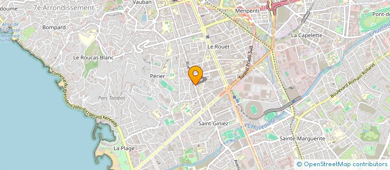 localisation de l'entreprise ORTHO PARADIS à MARSEILLE