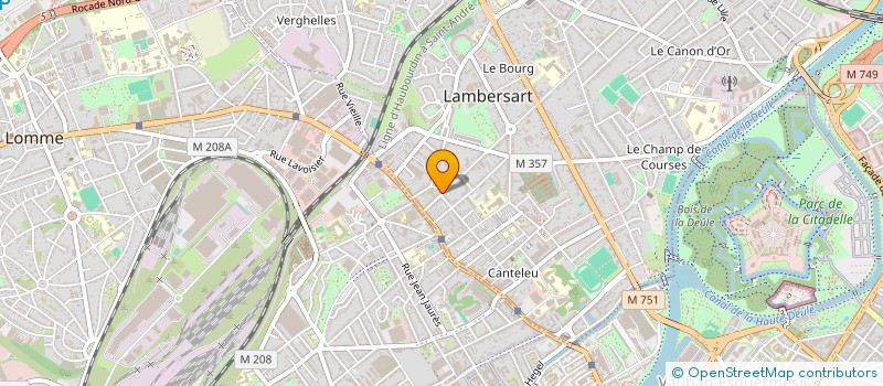 localisation de l'entreprise ORTHO PHARM à LAMBERSART