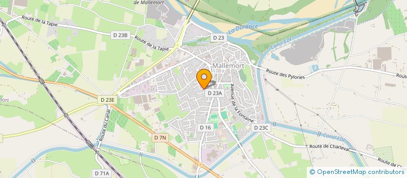localisation de l'entreprise ORTHO PICASSO à MALLEMORT