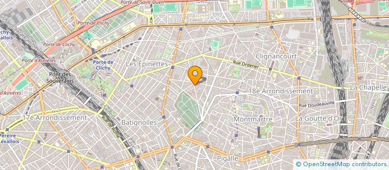 localisation de l'entreprise ORTHO PLURI'ELLES  PARIS