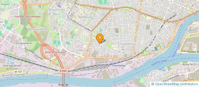 localisation de l'entreprise ORTHO PRO CONSEIL  NANTES