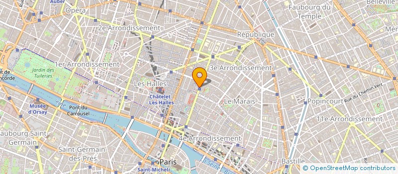 localisation de l'entreprise ORTHO S A R L à PARIS