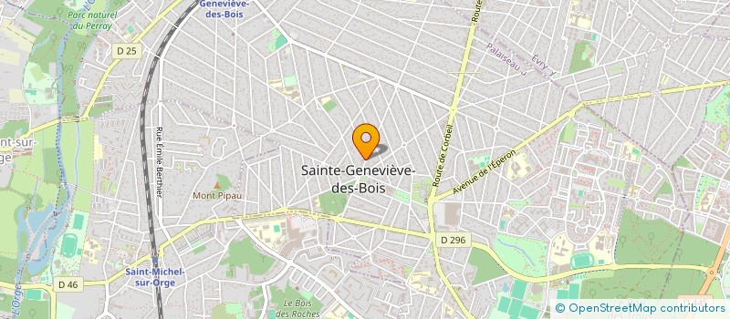 localisation de l'entreprise ORTHO SERV' à SAINTE-GENEVIEVE-DES-BOIS