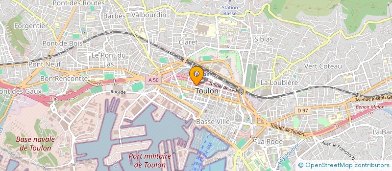 localisation de l'entreprise ORTHO SK  TOULON