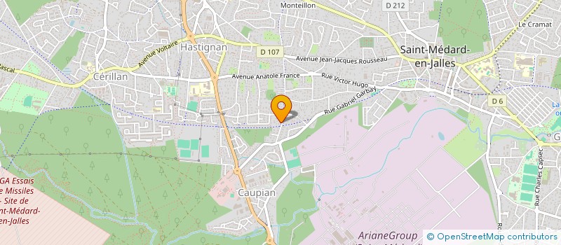 localisation de l'entreprise ORTHO SMJ  SAINT-MEDARD-EN-JALLES