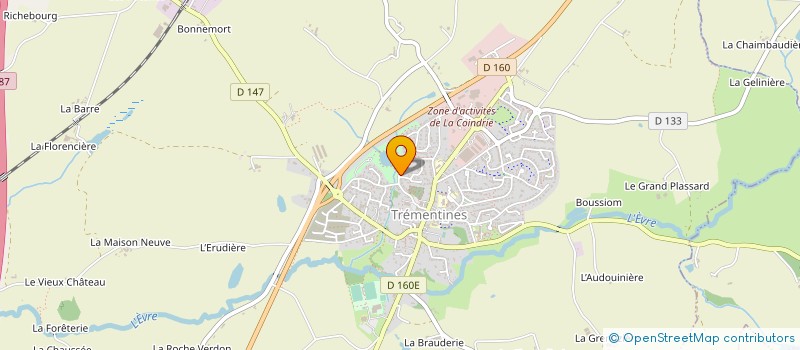 localisation de l'entreprise ORTHO-TREM  TREMENTINES