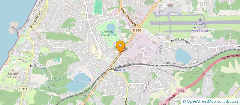 localisation de l'entreprise ORTHO-UP NETWORK à BIARRITZ