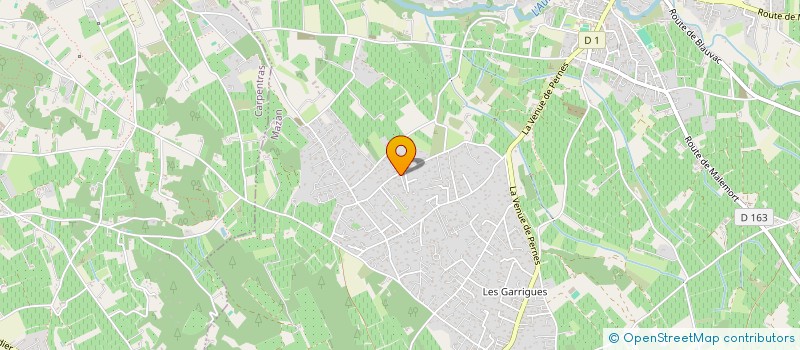 localisation de l'entreprise ORTHO VENTOUX  MAZAN