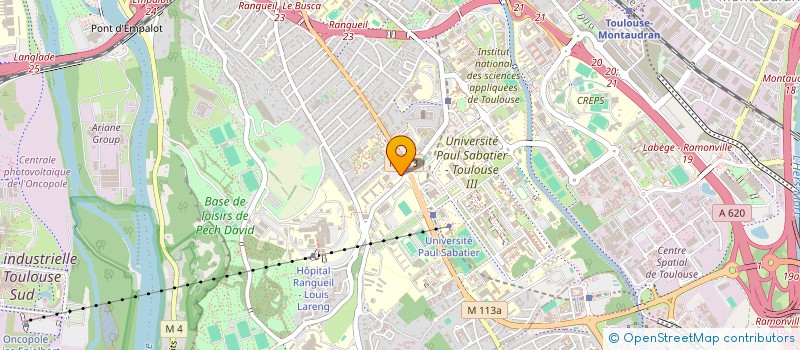 localisation de l'entreprise ORTHO VISION à TOULOUSE