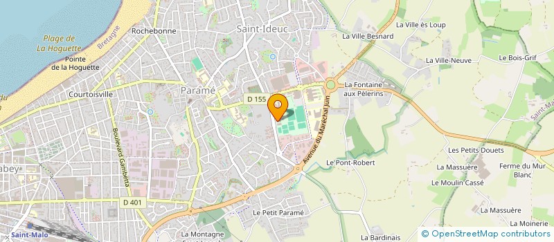 localisation de l'entreprise ORTHOBELLEVENT à SAINT-MALO