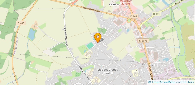 localisation de l'entreprise ORTHOBIO  SAINT-DOULCHARD