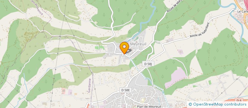 localisation de l'entreprise ORTHOBRU  MEYREUIL