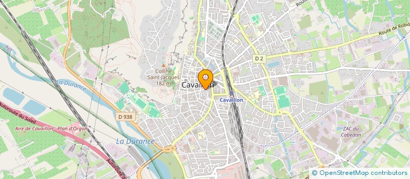 localisation de l'entreprise ORTHOCAV  CAVAILLON