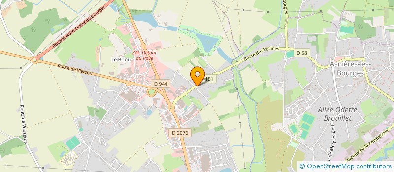 localisation de l'entreprise ORTHOCENTRE BERRY  SAINT-DOULCHARD