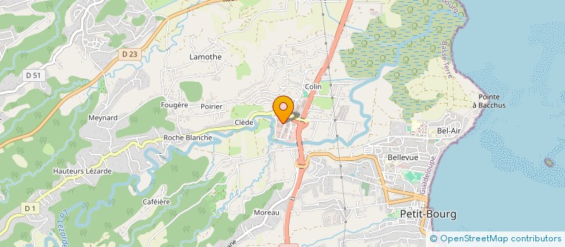 localisation de l'entreprise ORTHOCHOP à PETIT-BOURG
