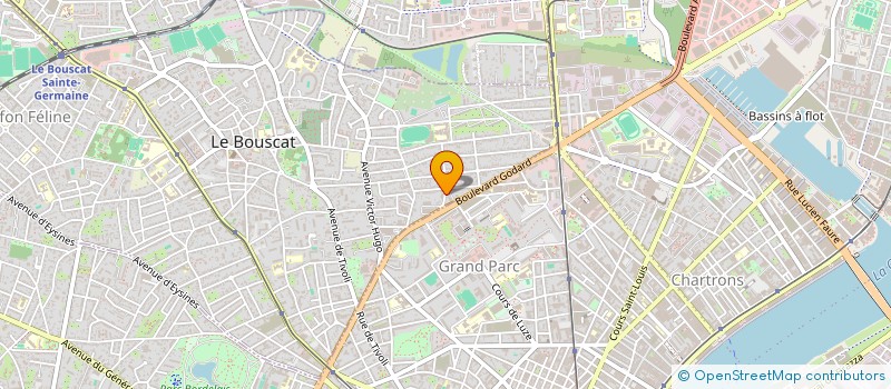 localisation de l'entreprise ORTHOCONCEPT  LE BOUSCAT