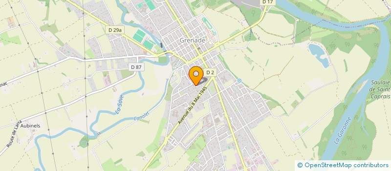 localisation de l'entreprise ORTHODAUX  MERVILLE