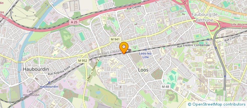 localisation de l'entreprise ORTHOLOOS  LOOS