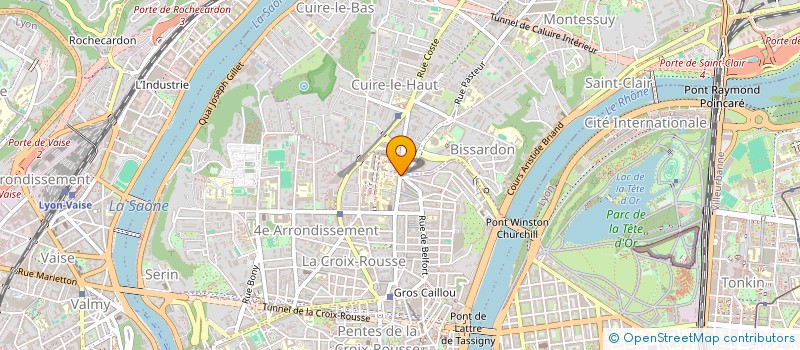 localisation de l'entreprise ORTHOLYON à LYON