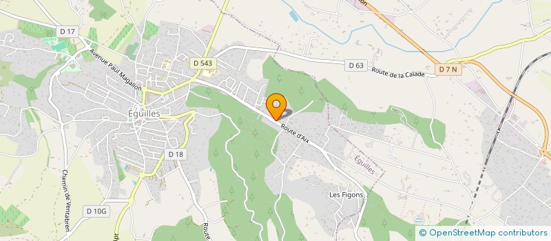 localisation de l'entreprise ORTHOMALABAR  EGUILLES